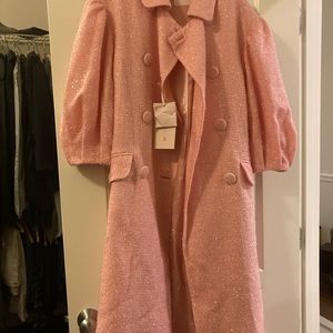 Simone Rocha x H&M pink coat. Brand new, never worn.